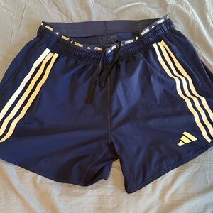 Adidas Navy Blue Athletic Shorts